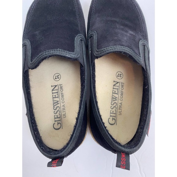 Giesswein Austria Suede Wool Moccasin Slippers 37 - Picture 5 of 10